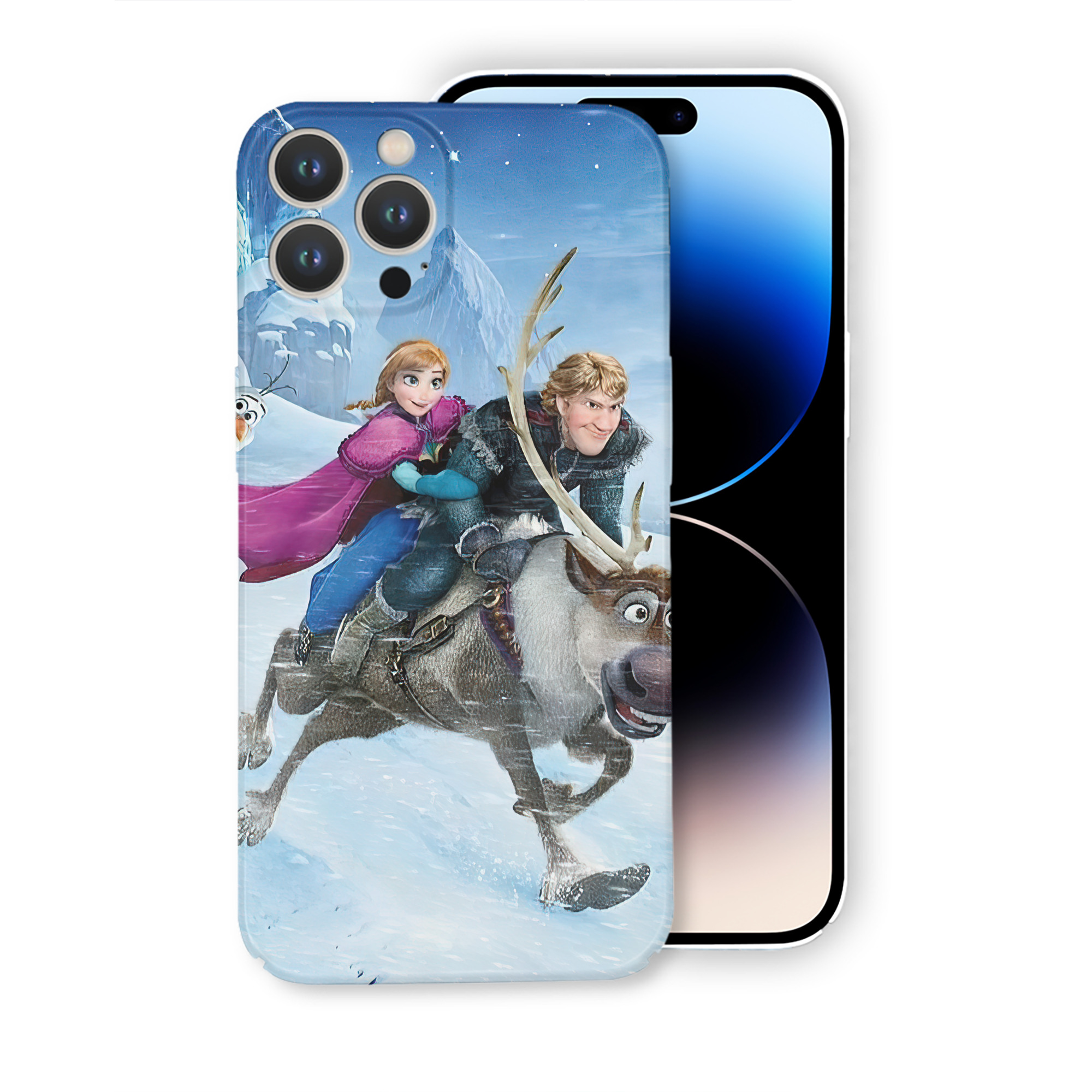 （画像用） アナと雪の女王 アンナ エルサ Frozen Anna Elsa 【iPhone 14シリーズ対応】ハードケース